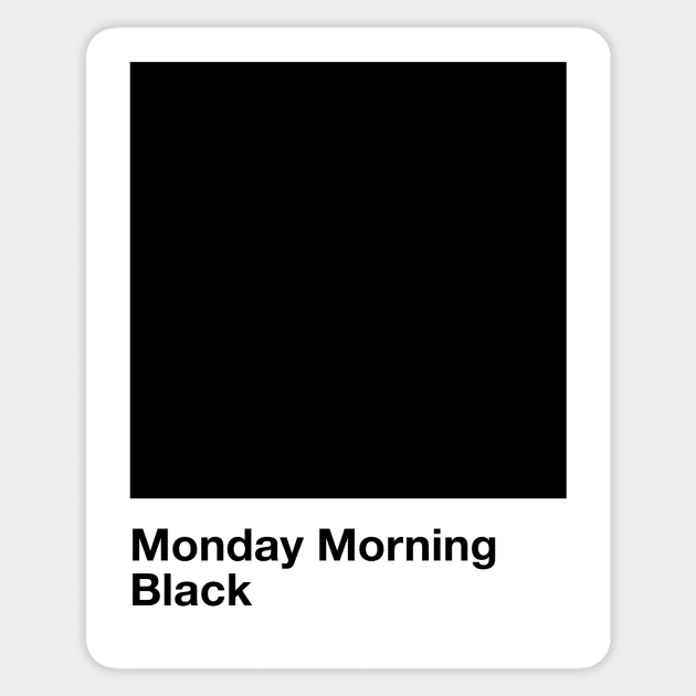 Pantone Monday Morning Sticker by Perezzzoso